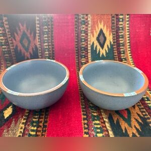 Two Vintage DANSK MESA SKY BLUE Soup Cereal Bowls Southwestern Portugal